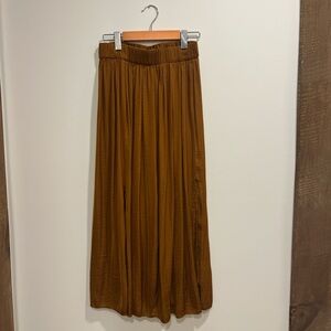 Topshop Rich Brown Maxi Skirt